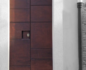 Portone in corten